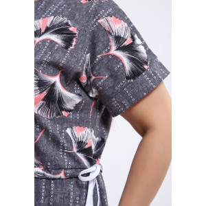 Платье женское №24250 кулирка (последний размер) серый 62 Платье женское №24250 кулирка (последний размер) серый 62