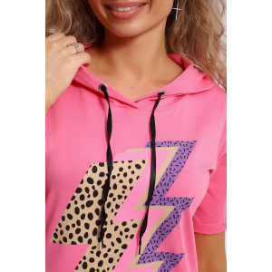 Платье женское ЕПЛ-1065 кулирка (последний размер) коралловый 52 Платье женское ЕПЛ-1065 кулирка (последний размер) коралловый 52