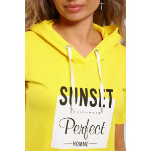 Платье женское ЕПЛ-1066 пике (последний размер) желтый 50,54 Платье женское ЕПЛ-1066 пике (последний размер) желтый 50,54