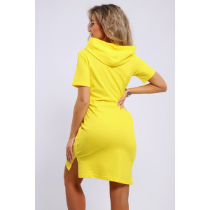 Платье женское ЕПЛ-1066 пике (последний размер) желтый 50,54 Платье женское ЕПЛ-1066 пике (последний размер) желтый 50,54