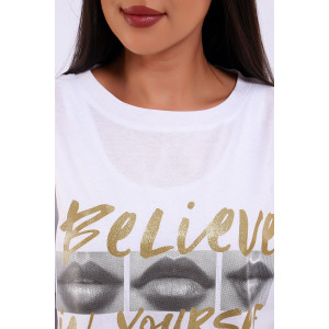 Платье женское ЕПЛ-1062 кулирка (последний размер) белый 52 Платье женское ЕПЛ-1062 кулирка (последний размер) белый 52