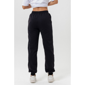 Брюки женские "Январь" футер 2-х нитка с начесом (последний размер) черный 46,48,58