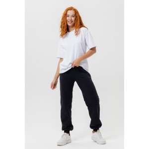 Брюки женские "Январь" футер 2-х нитка с начесом (последний размер) черный 46,48,58