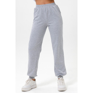 Брюки женские "Январь" футер 2-х нитка с начесом (последний размер) серый 46,48,50