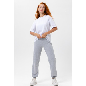 Брюки женские "Январь" футер 2-х нитка с начесом (последний размер) серый 46,48,50