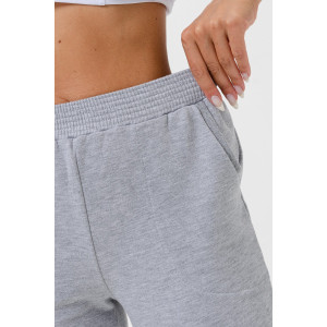 Брюки женские "Январь" футер 2-х нитка с начесом (последний размер) серый 46,48,50