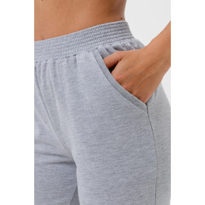 Брюки женские "Январь" футер 2-х нитка с начесом (последний размер) серый 46,48,50