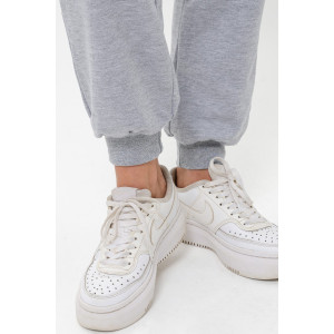 Брюки женские "Январь" футер 2-х нитка с начесом (последний размер) серый 46,48,50