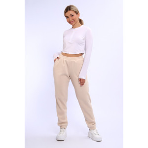 Брюки женские №32826 флис (последний размер) молочный 56 Брюки женские №32826 флис (последний размер) молочный 56