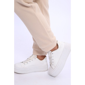 Брюки женские №32826 флис (последний размер) молочный 56 Брюки женские №32826 флис (последний размер) молочный 56