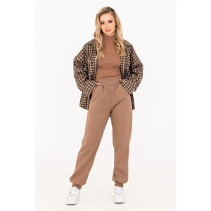 Брюки женские №21558 интерсофт начес (последний размер) какао 52 Брюки женские №21558 интерсофт начес (последний размер) какао 52