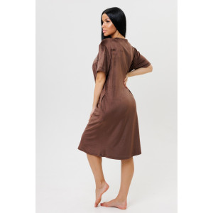 Халат женский 2229/1 велюр (последний размер) шоколад 58 Халат женский 2229/1 велюр (последний размер) шоколад 58