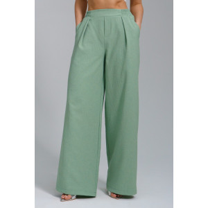 Брюки женские №53024 лён (последний размер) оливковый 56 Брюки женские №53024 лён (последний размер) оливковый 56