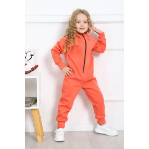 Комбинезон детский МЛШ-9 "Флорида" интерсофт 3-х нитка (последний размер) персиковый 122