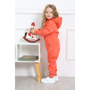 Комбинезон детский МЛШ-9 "Флорида" интерсофт 3-х нитка (последний размер) персиковый 122