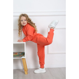 Комбинезон детский МЛШ-9 "Флорида" интерсофт 3-х нитка (последний размер) персиковый 122