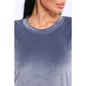 Туника женская №71137 велюр (последний размер) серый 54,62 Туника женская №71137 велюр (последний размер) серый 54,62