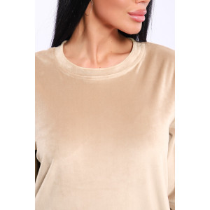 Туника женская №71144 велюр (последний размер) персик 46 Туника женская №71144 велюр (последний размер) персик 46