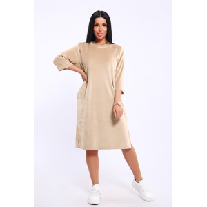 Туника женская №71144 велюр (последний размер) персик 46 Туника женская №71144 велюр (последний размер) персик 46