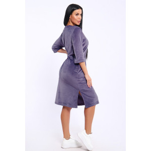 Туника женская №71144 велюр (последний размер) лиловый 62 Туника женская №71144 велюр (последний размер) лиловый 62
