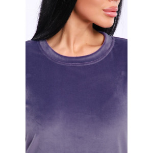 Туника женская №71144 велюр (последний размер) лиловый 62 Туника женская №71144 велюр (последний размер) лиловый 62