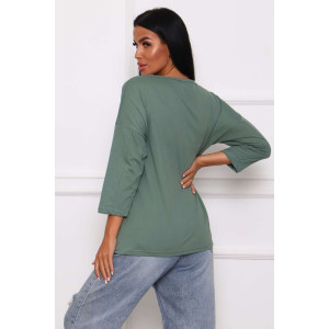 Туника женская №29516 кулирка (последний размер) хаки 60 Туника женская №29516 кулирка (последний размер) хаки 60