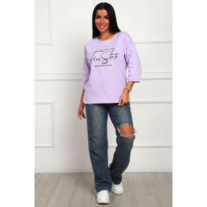 Туника женская №29518 кулирка (последний размер) лаванда 56 Туника женская №29518 кулирка (последний размер) лаванда 56