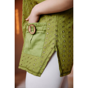 Туника женская №9182 шитье (последний размер) зеленый 58,64 Туника женская №9182 шитье (последний размер) зеленый 58,64