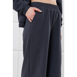 Брюки женские "Баланс-2" футер 2-х нитка с полиэстером (р-ры: 46-56) фуме