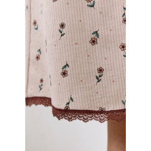 Сорочка женская "Вельвета-1" кулирка (р-ры: 48-58) бежевый