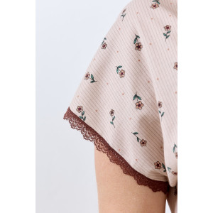 Сорочка женская "Вельвета-1" кулирка (р-ры: 48-58) бежевый