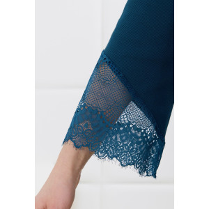 Халат женский "Зора-4" кашкорсе (р-ры: 44-54) изумрудный