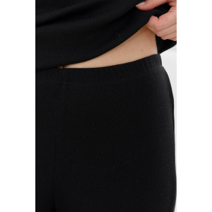 Пижама женская "Зора-2" кашкорсе (р-ры: 44-54) черный