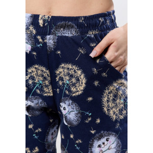 Костюм двойка женский "Контур-2" кулирка (р-ры: 44-54) голубой