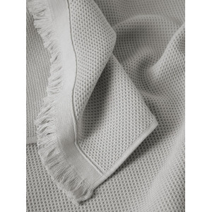 Полотенце вафельное "Canvas" с бахромой серый Полотенце вафельное "Canvas" с бахромой серый