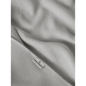 Набор вафельных полотенец "Canvas" с бахромой серый 2 шт.