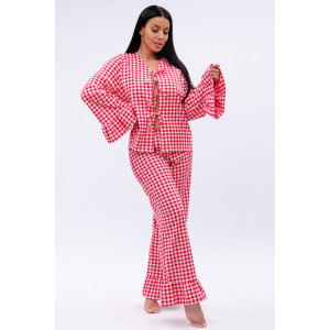 Пижама женская "Вирджиния" кулирка (р-ры: 42-52) Пижама женская "Вирджиния" кулирка (р-ры: 42-52)