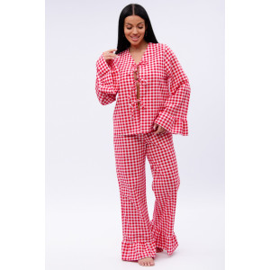 Пижама женская "Вирджиния" кулирка (р-ры: 42-52) Пижама женская "Вирджиния" кулирка (р-ры: 42-52)