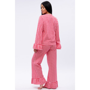 Пижама женская "Вирджиния" кулирка (р-ры: 42-52) Пижама женская "Вирджиния" кулирка (р-ры: 42-52)