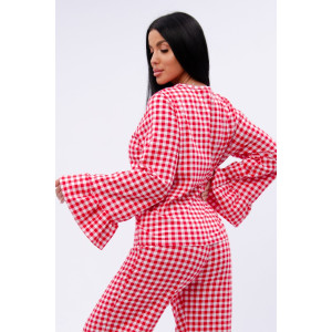 Пижама женская "Вирджиния" кулирка (р-ры: 42-52) Пижама женская "Вирджиния" кулирка (р-ры: 42-52)