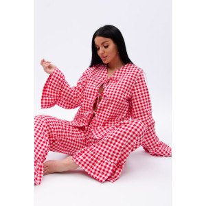 Пижама женская "Вирджиния" кулирка (р-ры: 42-52) Пижама женская "Вирджиния" кулирка (р-ры: 42-52)