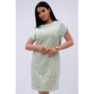 Сорочка женская "Цветы" кулирка (р-ры: 50-60) Сорочка женская "Цветы" кулирка (р-ры: 50-60)