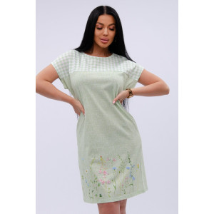 Сорочка женская "Цветы" кулирка (р-ры: 50-60) Сорочка женская "Цветы" кулирка (р-ры: 50-60)