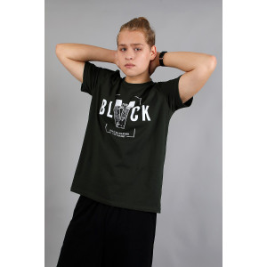 Футболка мужская №88148 кулирка (р-ры: 48-58) хаки Футболка мужская №88148 кулирка (р-ры: 48-58) хаки