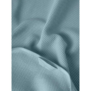 Полотенце вафельное "Canvas" с бахромой небесный