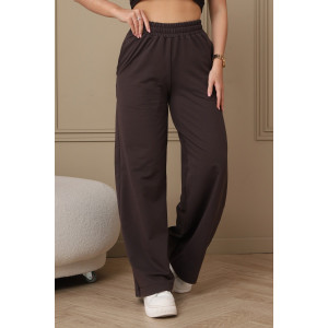 Брюки женские №22303 футер 2-х нитка (р-ры: 42-58) какао