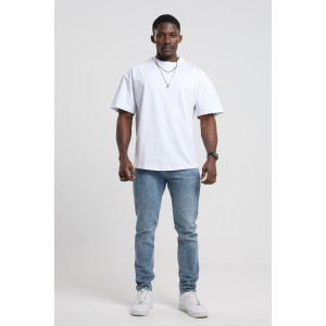 Футболка мужская №18 хлопок стрейч-кулирка (р-ры: 46-56) белый Футболка мужская №18 хлопок стрейч-кулирка (р-ры: 46-56) белый