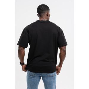 Футболка мужская №18 хлопок стрейч-кулирка (р-ры: 46-56) черный Футболка мужская №18 хлопок стрейч-кулирка (р-ры: 46-56) черный