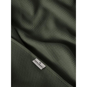 Набор вафельных полотенец "Canvas" с бахромой зеленый 2 шт.