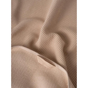 Набор вафельных полотенец "Canvas" с бахромой бежевый 2 шт.